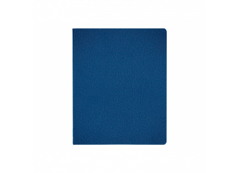 Еженедельник Urban Agenda Cambric A4, темно-синий, датированный 2022, в полугибкой обложке