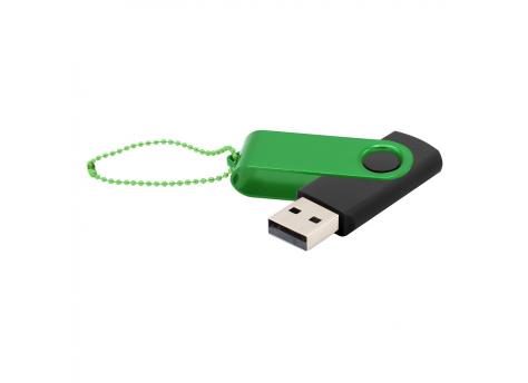 Флешка Designer To Go 2.0 USB 16Gb, черный/зеленый