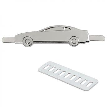 Несессер Колумб с шильдом - машина, чёрный