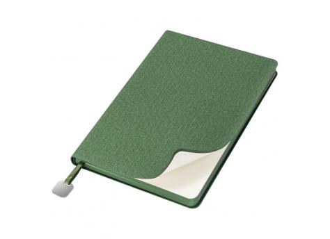 Ежедневник Flexy Cambric А5, зеленый, недатированный, в гибкой обложке