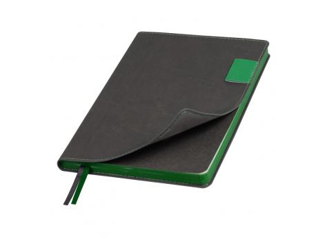 Ежедневник Flexy Freedom Latte А5, серый/зеленый, недатированный, в гибкой обложке