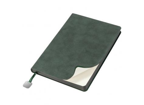 Ежедневник Flexy Nuba А5, зеленый, недатированный, в гибкой обложке