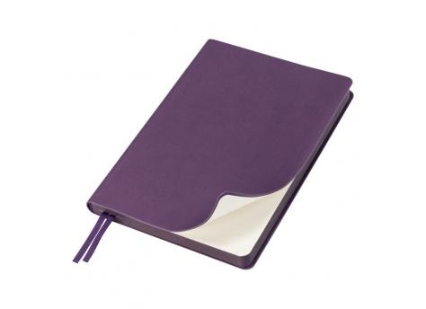Ежедневник Flexy Soft Touch Latte А5, фиолетовый, недатированный, в гибкой обложке