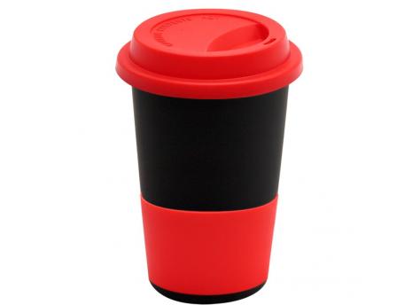Кружка Magic To Go, черный/красный