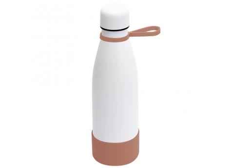 Термобутылка герметичная вакуумная Olivia To Go, белый/мокко