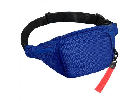 Поясная сумка SPLIT TO GO, Синий/Красный