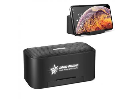 Беспроводная колонка Riffle с подсветкой гравировки, черный