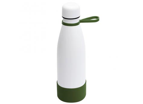 Термобутылка герметичная вакуумная Olivia To Go, белый/хаки