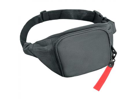 Поясная сумка SPLIT TO GO, Серый/Красный