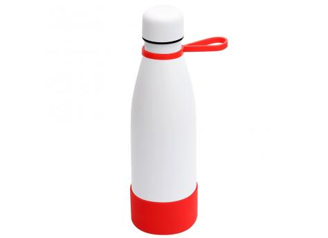 Термобутылка герметичная вакуумная Olivia To Go, белый/красный
