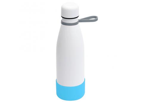 Термобутылка герметичная вакуумная Olivia To Go, белый/серый/бирюзовый