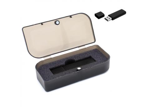 Флешка Loon 16 Гб в футляре, черная