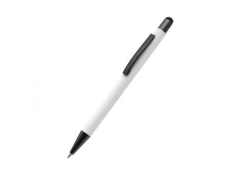 Ручка металлическая Story софт-тач, белый-S