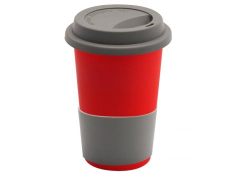Кружка Magic To Go, красный/серый
