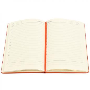 Ежедневник A5 недатированный Dear в твёрдом переплёте, оранжевый