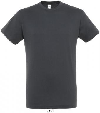 Фуфайка (футболка) REGENT мужская,Тёмно-серый/графит S