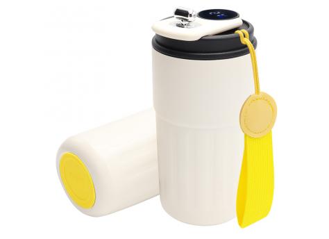 Термокружка Ashly To Go, белая/жёлтая