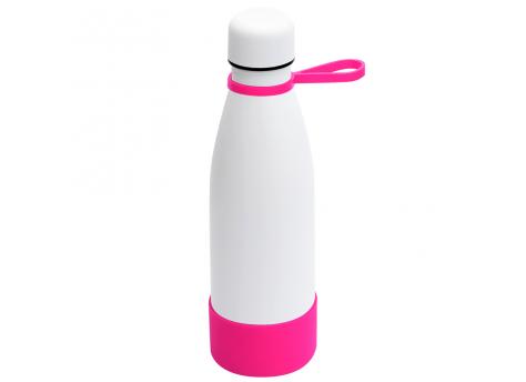 Термобутылка герметичная вакуумная Olivia To Go, белый/розовый