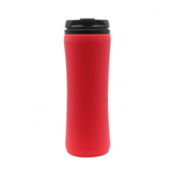 Термокружка Miora софт-тач, красный