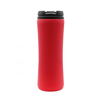 Термокружка Miora софт-тач, красный