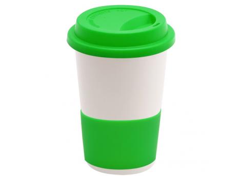 Кружка Magic To Go, белый/зеленый