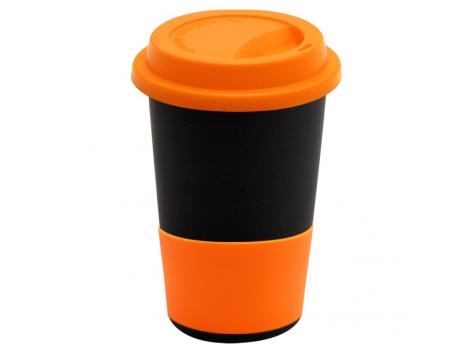 Кружка Magic To Go, черный/оранжевый