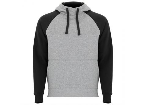 Двухцветное Толстовка BADET унисекс, СЕРЫЙ/ЧЕРНЫЙ 3XL