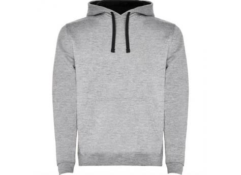 Толстовка URBAN мужская, СЕРЫЙ/ЧЕРНЫЙ XS