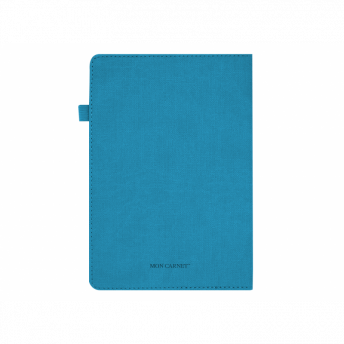 Ежедневник Smart Geneva Ostende А5, голубой, недатированный, в твердой обложке