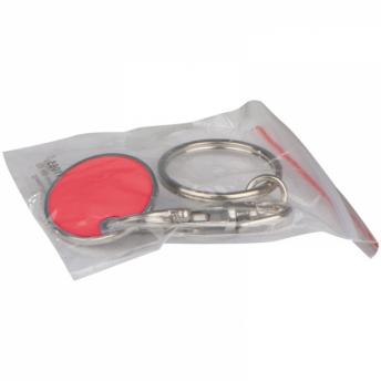 Металлический брелок с жетоном NTEU6-124644