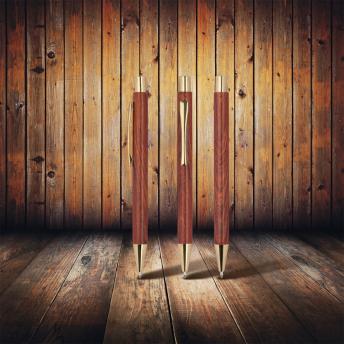 Шариковая ручка с деревянным покрытием NTEU9-113549