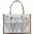 Хлопковая сумка из джута для раскрашивания NTEU9-529499