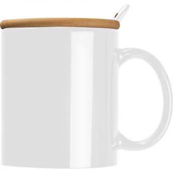 Керамическая кружка с ложечкой 300 мл NTEU9-188049