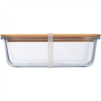 Стеклянный ланч-бокс с бамбуковой крышкой NTEU9-113635
