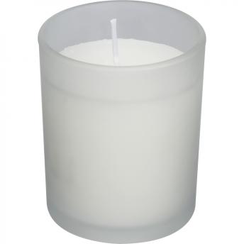 Свеча из матового стекла с бамбуковой крышкой NTEU9-481561