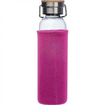 Стеклянная бутылка с неопреновым чехлом, 600 мл NTEU9-241597