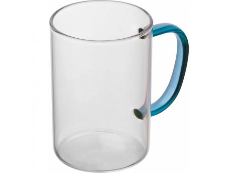 Стеклянная кружка с цветной ручкой NTEU9-113623