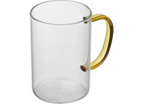 Стеклянная кружка с цветной ручкой NTEU9-113625