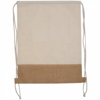 Сумка на шнурках из хлопка и джута NTEU9-33264