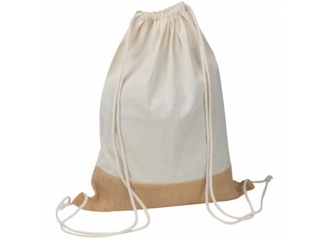 Сумка на шнурках из хлопка и джута NTEU9-33264