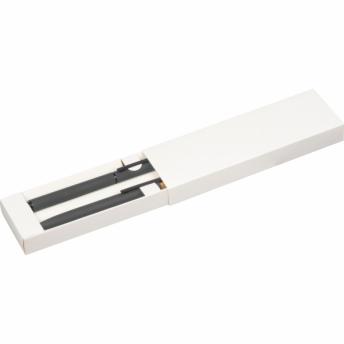 Набор канцелярский шариковая ручка и роллер ручка из переработанного алюминия NTEU9-619621