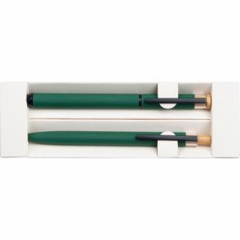 Набор канцелярский шариковая ручка и роллер ручка из переработанного алюминия NTEU9-619622