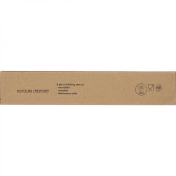 Набор из 2 стеклянных трубочек NTEU9-113556