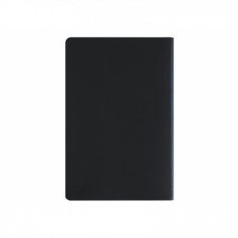 Ежедневник Flexy Milano А5, черный, недатированный, в гибкой обложке