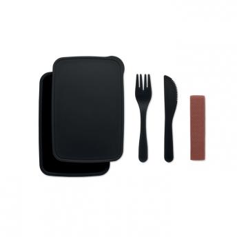 Ланч бокс с приборами NTEU13-705439