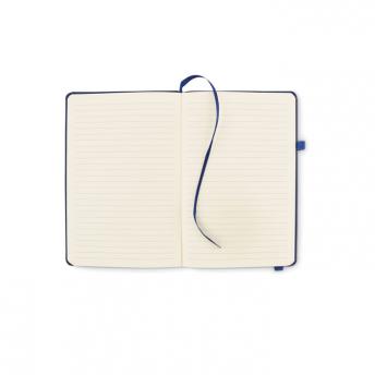 Блокнот формата A5 с линованными страницами из переработанной искусственной кожи NTEU13-705326