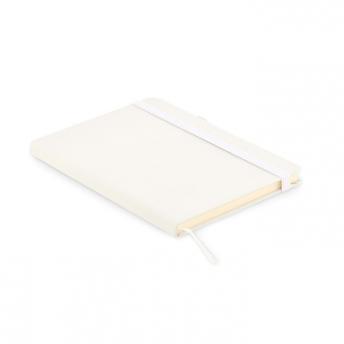 Блокнот формата A5 с линованными страницами из переработанной искусственной кожи NTEU13-705326