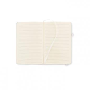 Блокнот формата A5 с линованными страницами из переработанной искусственной кожи NTEU13-705326
