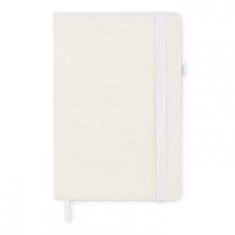 Блокнот формата A5 с линованными страницами из переработанной искусственной кожи NTEU13-705326