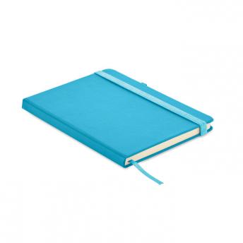 Блокнот формата A5 с линованными страницами из переработанной искусственной кожи NTEU13-705326